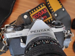 Pentax ME súper + winder MEII, Tokina 28mm,70-210