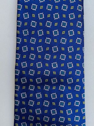 Corbata Bel y Cia azul con detalles