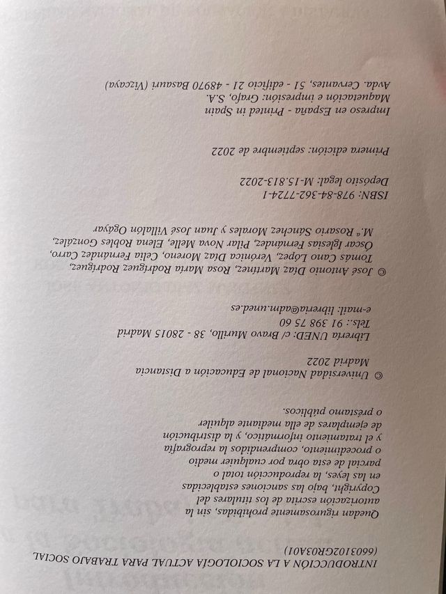 Introducción a la sociología actual para trabaj...