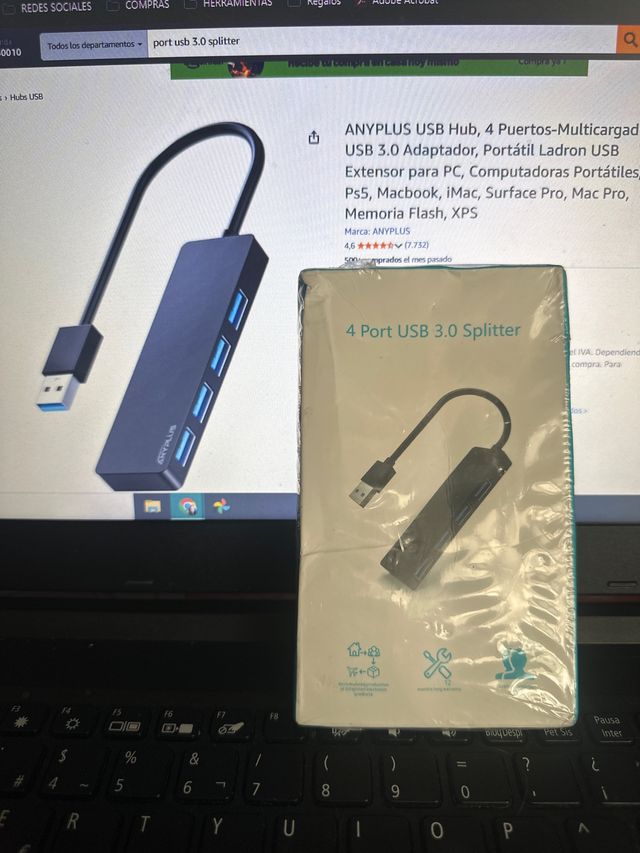 ANYPLUS Hub USB 3.0 - 4 puertos