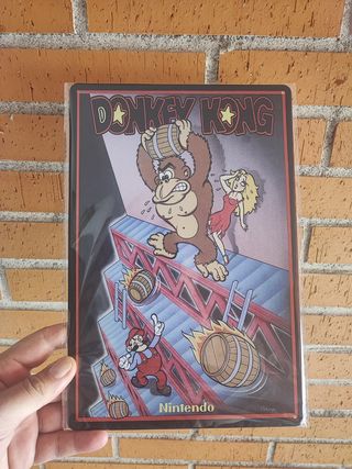 Cartel Retro Donkey Kong Nintendo