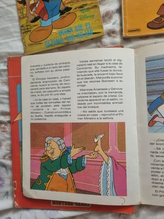 Lote de 4 cuentos infantiles con texto y dibujos