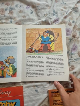 Lote de 4 cuentos infantiles con texto y dibujos