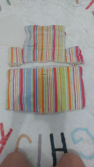 Cojín trona Stokke rayas