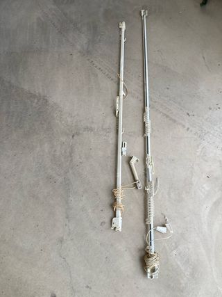 2 Rieles para Cortina - Blancos