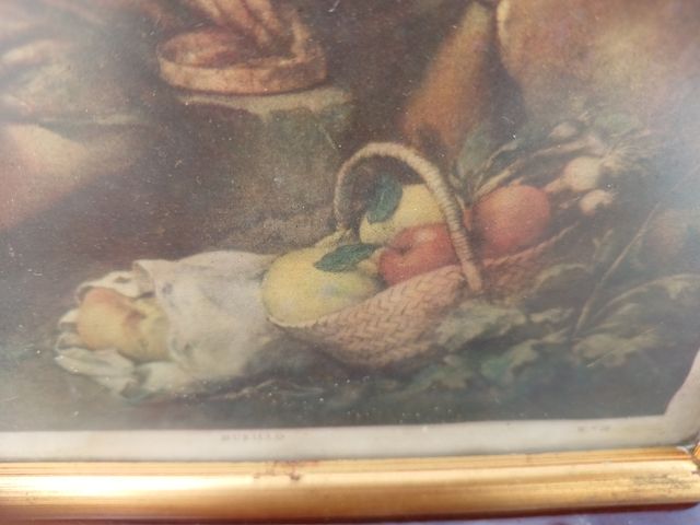 Cuadro Clásico Niños con Frutas