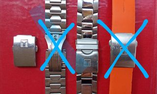 Correas pulseras brazelet Tissot Touch + hebilla 