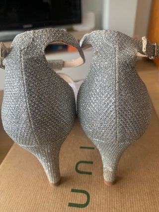 Sandalias Unisa Plata - Fiesta