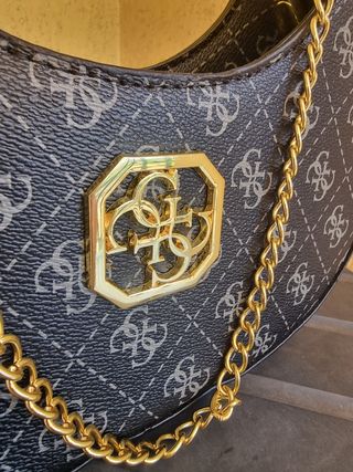Mini borsa nera e oro