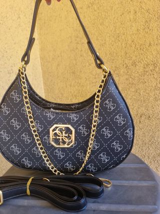 Mini borsa nera e oro