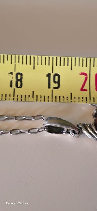 Gargantilla plata pez ámbar