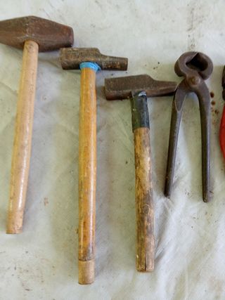 Juego de herramientas usadas