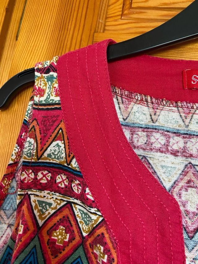 Vestidos verano mujer - Rojo y Blanco - T40/42