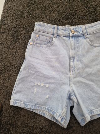 Bermuda vaquera Zara azul