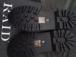 Zapatos RAID plataforma negros - talla 38