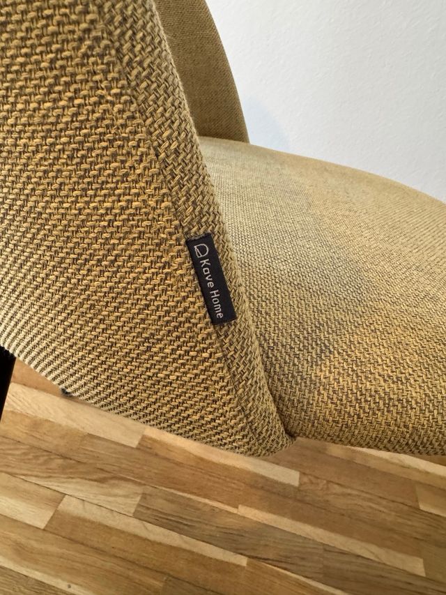 Silla comedor Kave Home Mahalia mostaza