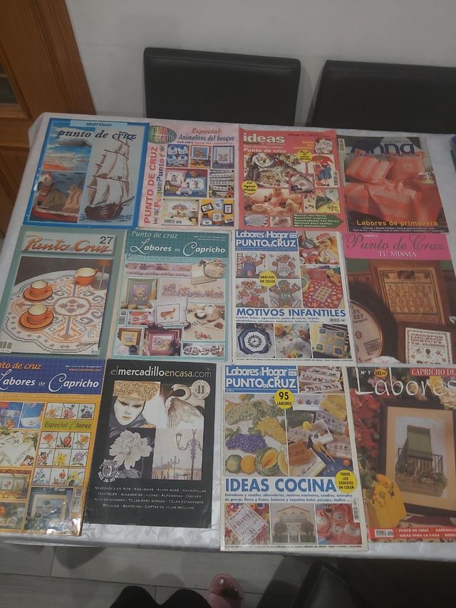 Lote revistas punto de cruz