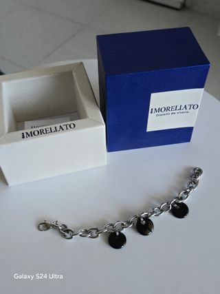 Braccialetto Morellato acciaio nero