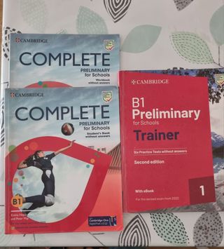 Complete Preliminary-

3 Libros inglés B1