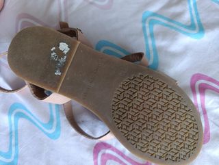 Sandalias planas Tommy Hilfiger rosa nude  37,5