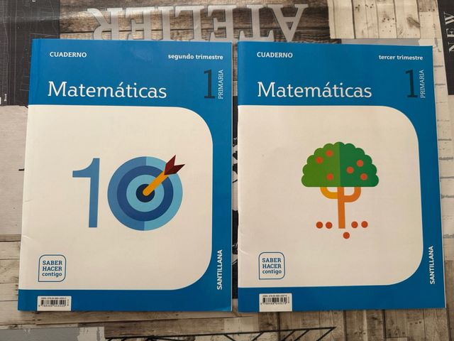 Libros cuadernos pauta matematicas 1ºprimaria