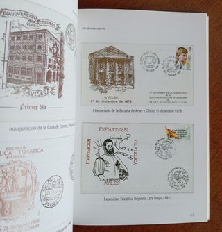 Libro 50 Aniversario Grupo Filatélico Avilesino