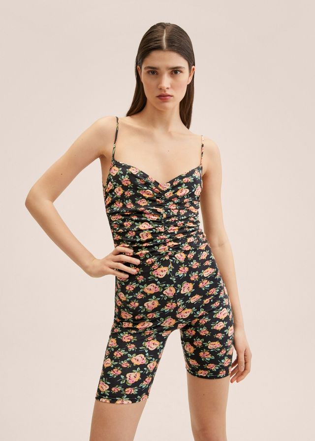 Mono corto floral XS - nuevo