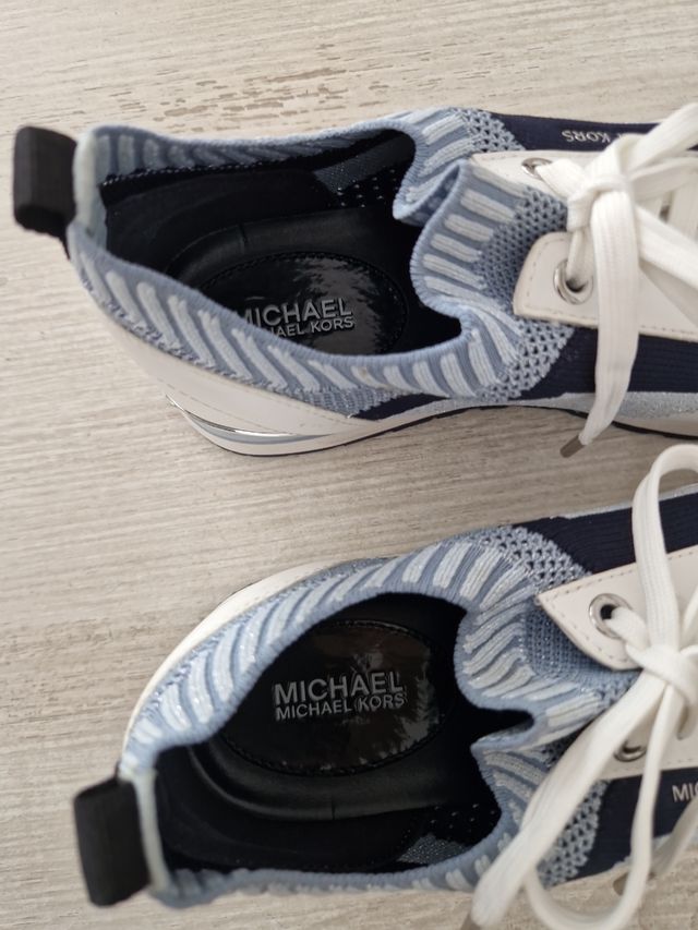 Zapatillas Michael Kors - Azul y Blanco