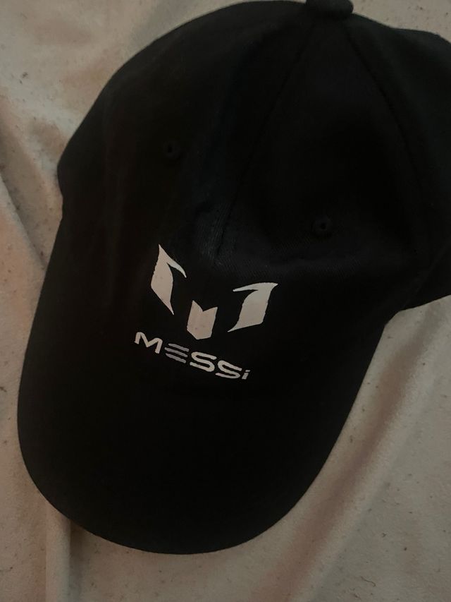 Gorra Messi - Negra c/Blanco
