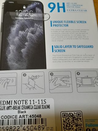 Set 2 Pellicole Ceramic NEWTOP Redmi Note 11-11S