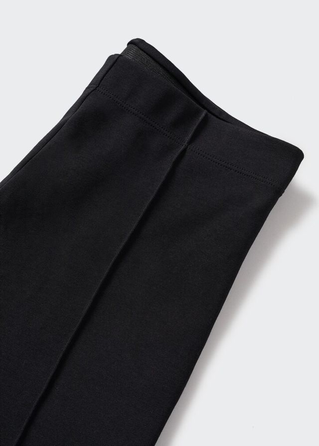 Leggins negros algodón media pierna, talla XS