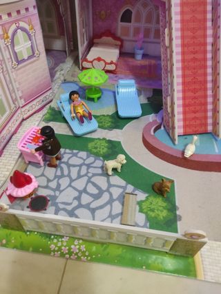 Casita muñecas luces LED