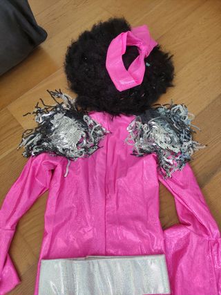 Disfraz años 80: Traje Rosa Brillante