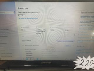 Portátil Lenovo G50