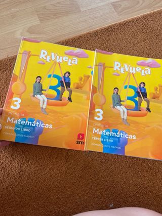 Libros te texto de 3ero de primaria Madrid