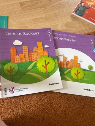 Libros te texto de 3ero de primaria Madrid