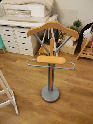 Perchero de pie - Madera y metal