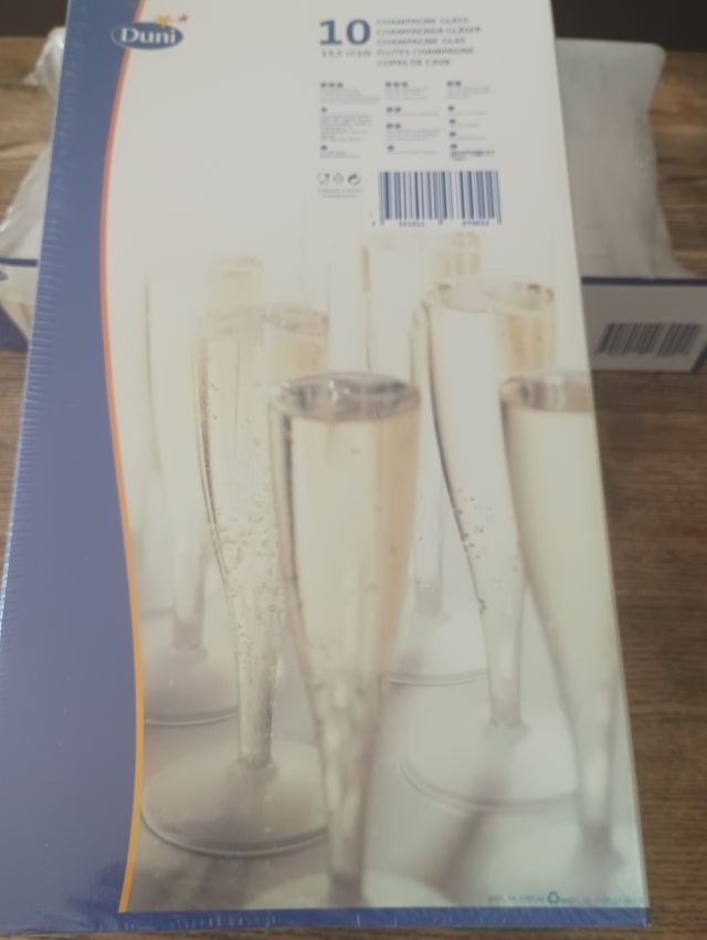 10 Copas Cava Duni - Plástico