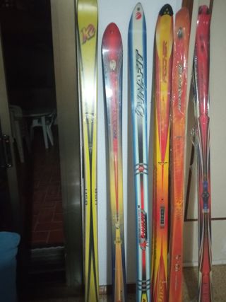 Esquís Rossignol y otros primeras marcas nuevos