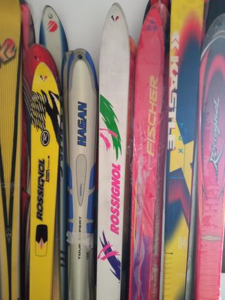 Esquís Rossignol y otros primeras marcas nuevos