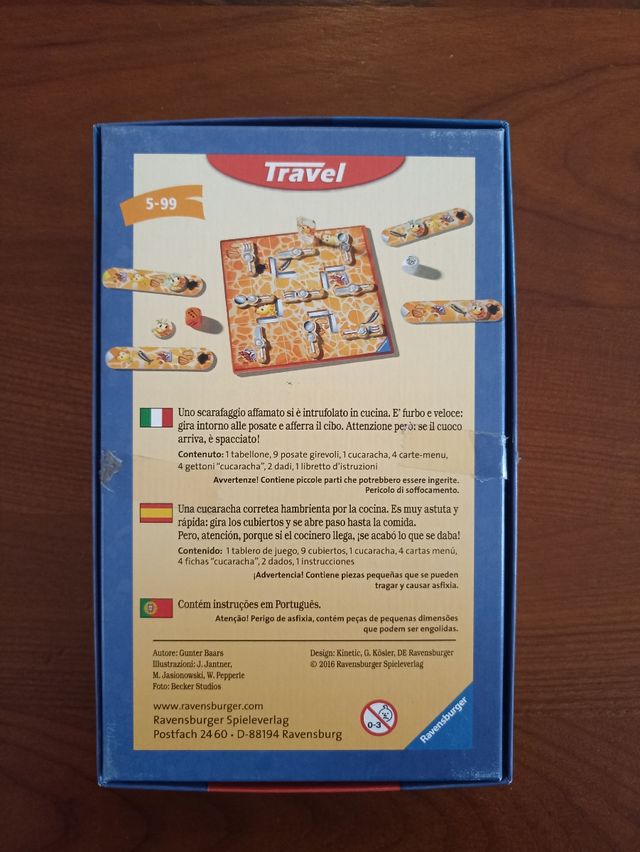 Gioco da tavolo La Cucaracha