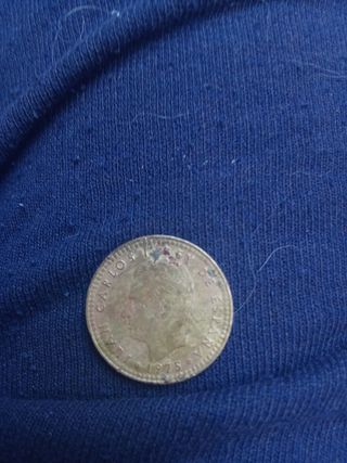 Moneda 1 peseta España 1975