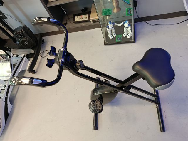 Bicicleta estática plegable