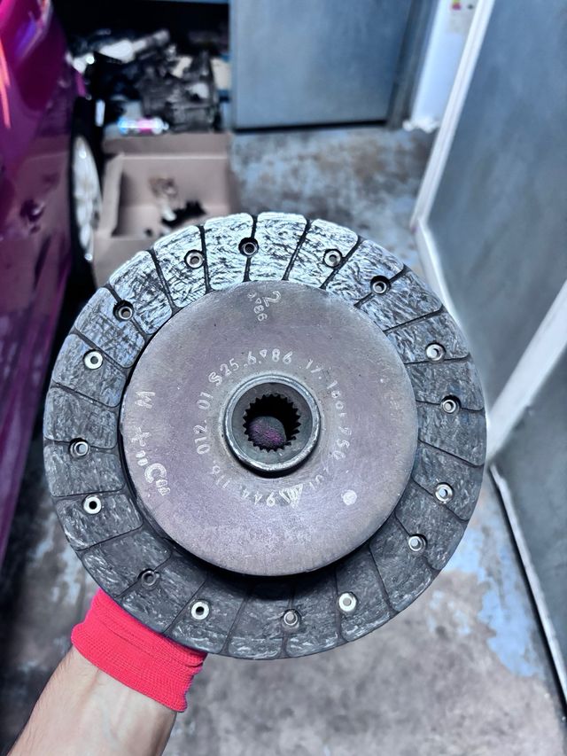 Disco Embrague Porsche 944 y maza de embrague