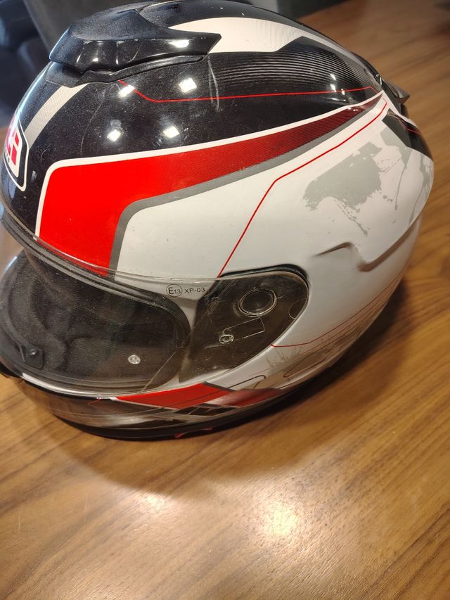 Casco moto NZI integral  gafas de sol