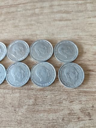 14 Monedas 50 céntimos pts.