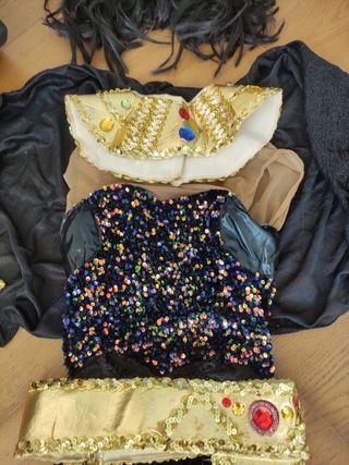 Disfraz Cleopatra mujer - Negro y Dorado