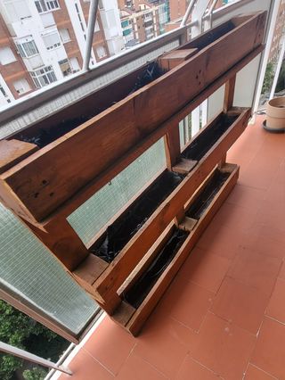 Jardinera 3 niveles - Palets jardín