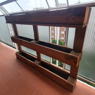 Jardinera 3 niveles - Palets jardín