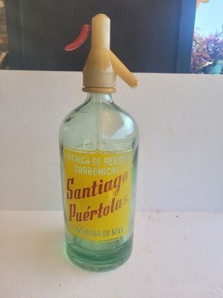 Sifon Santiago Puertolas - Botella Antigua